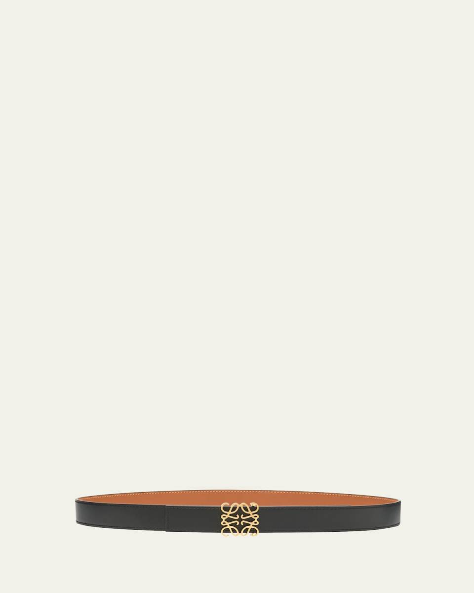Anagram Reversible Leather Belt